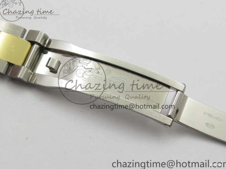 MiroTime 0203 WaterResistant Datejust 31mm 278273 SS YG BP Maker Best Edition Black Sticks Markers Dial on SS YG Oyster Bracelet 2718